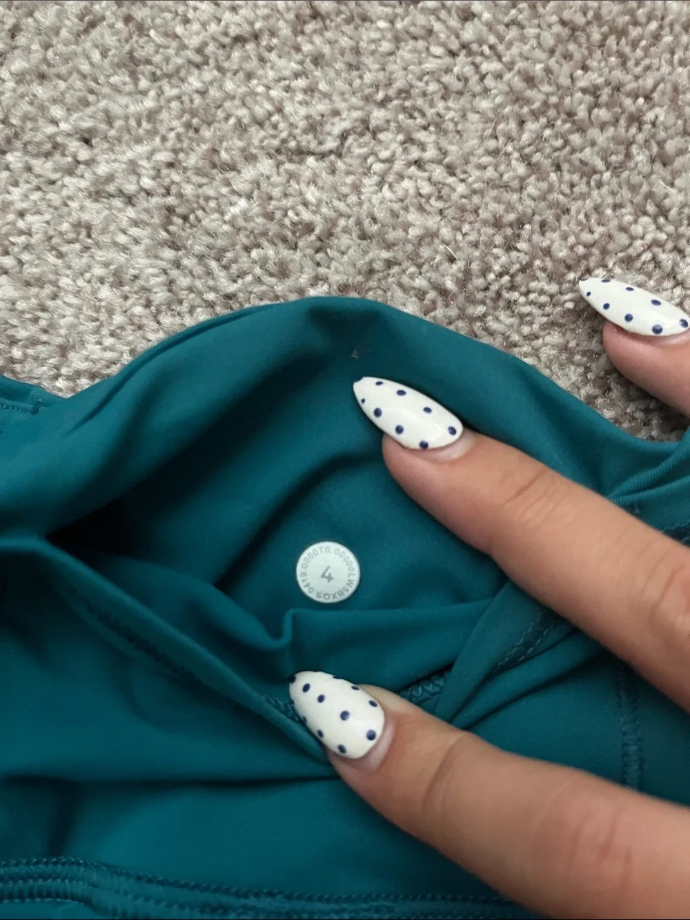 lululemon Teal Athletic Leggings